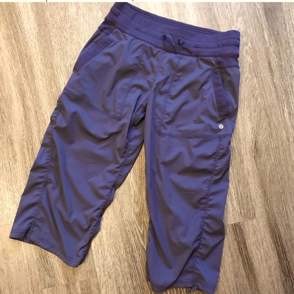 Lululemon studio crop unlined  slate